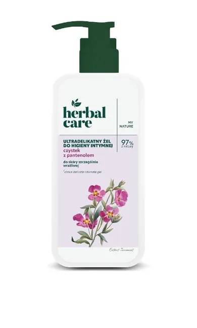 Farmona, Herbal Care, ultradelikatny żel do higieny intymnej czystek i pantenol, 330 ml