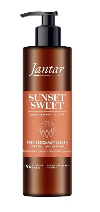 Farmona, Jantar, rozpieszczający olejek pod prysznic i do kąpieli z esencją bursztynową i ceramidami, sunset sweet, 400 ml