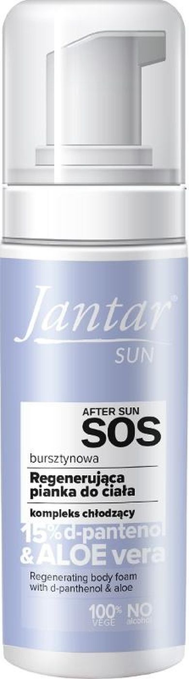 Farmona, Jantar, Sun, bursztynowa regenerująca pianka do ciała z kompleksem chłodzącym, 150 ml