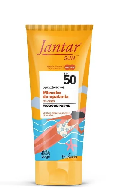 Farmona, Jantar Sun, bursztynowe mleczko do opalania do ciała, SPF50, 200 ml