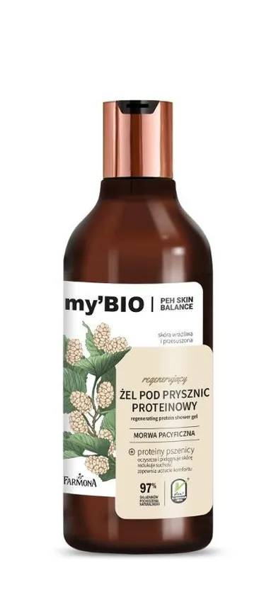 Farmona, my'BIO, regenerujący żel pod prysznic proteinowy morwa pacyficzna 500 ml