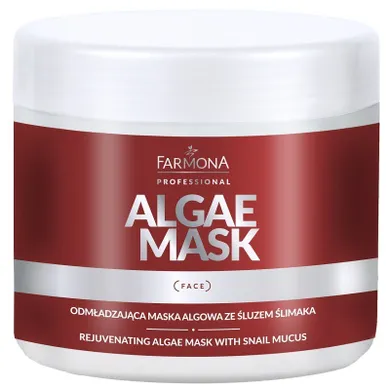 Farmona Professional, Algae Mask, odmładzająca maska algowa ze śluzem ślimaka, 160 g