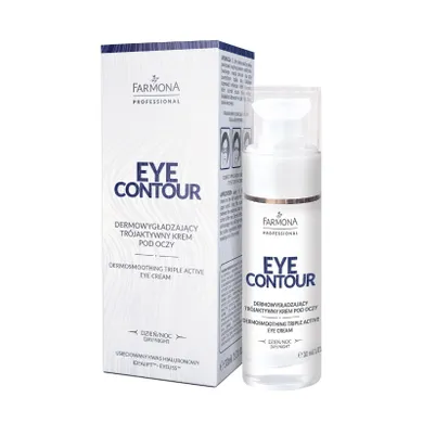 Farmona Professional, Eye Contour, dermowygładzający trójaktywny krem pod oczy, 30 ml