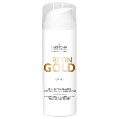 Farmona Professional, Retin Gold, krem wygładzająco-rozświetlający anti age, 150 ml