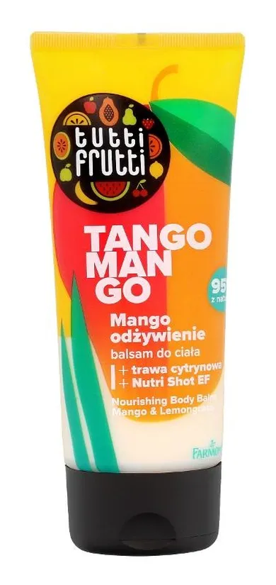 Farmona, Tutti Frutti, balsam do ciała odżywczy, mango & trawa cytrynowa, 200 ml