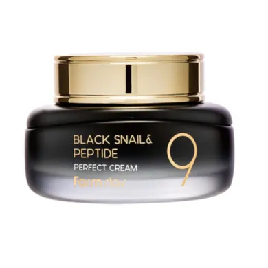 FarmStay, Black Snail & Peptide9, krem do twarzy, 55 ml