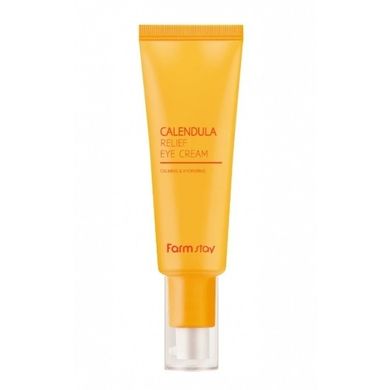 FarmStay, Calendula Relief Eye Cream, kojący krem pod oczy, 50 ml