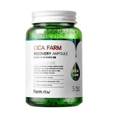 FarmStay, Cica Farm Recovery Ampoule, odżywcza ampułka do twarzy, 250 ml