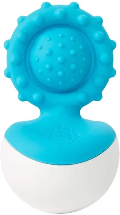 Fat Brain Toy Co, Dimpl, wańka wstańka, gryzak, niebieski