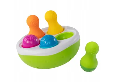 Fat Brain Toy Co, SpinnyPins, Wańki Wstańki, sorter