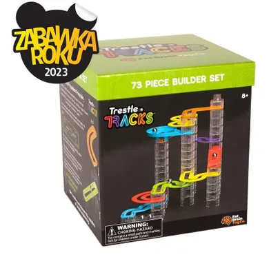 Fat Brain Toy Co, Trestle Tracks, kulodrom, 73 elementy