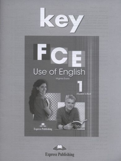 FCE Use of English 1. Answer Key
