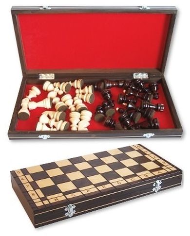 Filipek, drewniane szachy dworskie