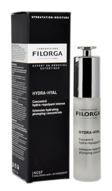 Filorga, Hydra-Hyal Intensive Hydrating Plumping Concentrate, intensywnie nawilżające serum do twarzy, 30 ml