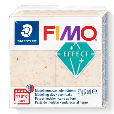 Fimo, Effect, masa plastyczna termoutwardzalna, żółty botanical, 57g, kostka