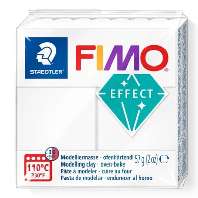 Fimo Effect, masa termoutwardzalna, biały, 57g