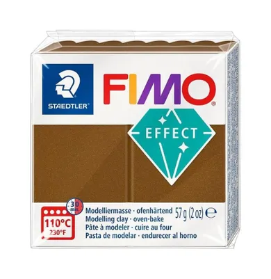 Fimo Effect, masa termoutwardzalna, brązowy, 57g