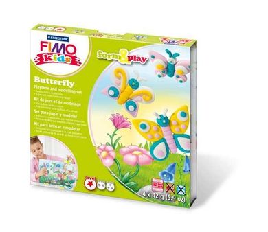 Fimo Kids, Form&Play, Motyle, masa plastyczna z akcesoriami