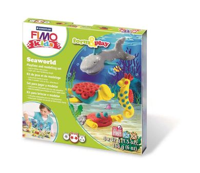 Fimo Kids, Form&Play, Ocean, masa plastyczna z akcesoriami