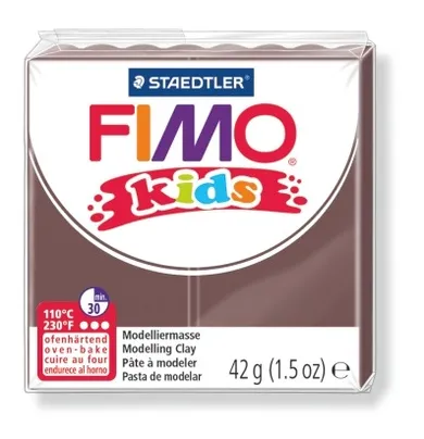 Fimo Kids, masa termoutwardzalna, brązowa, 42 g