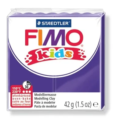 Fimo Kids, masa termoutwardzalna, fioletowa, 42 g