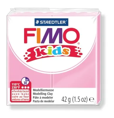 Fimo Kids, masa termoutwardzalna, jasnoróżowa, 42 g