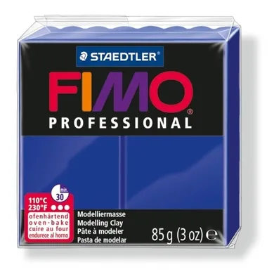 Fimo, masa plastyczna termoutwardzalna, Professional, ultramaryna, 85g