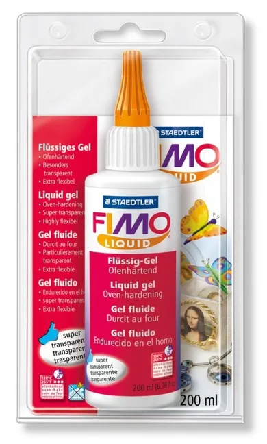 Fimo, płynna modelina termoutwardzalna, Fimo Liquid, przezroczysta, 200 ml