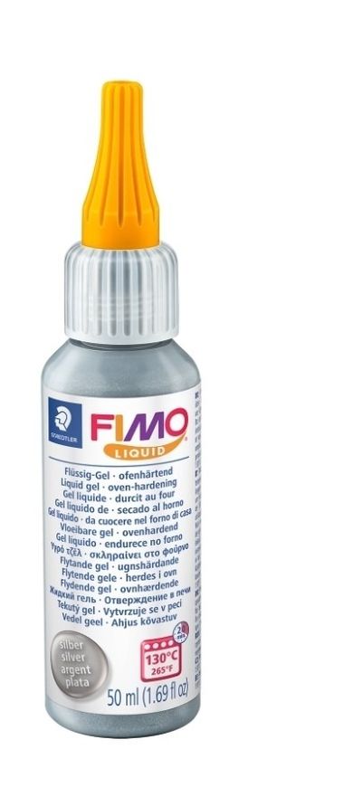 Fimo, płynna modelina termoutwardzalna, Fimo Liquid, srebrna, 50 ml