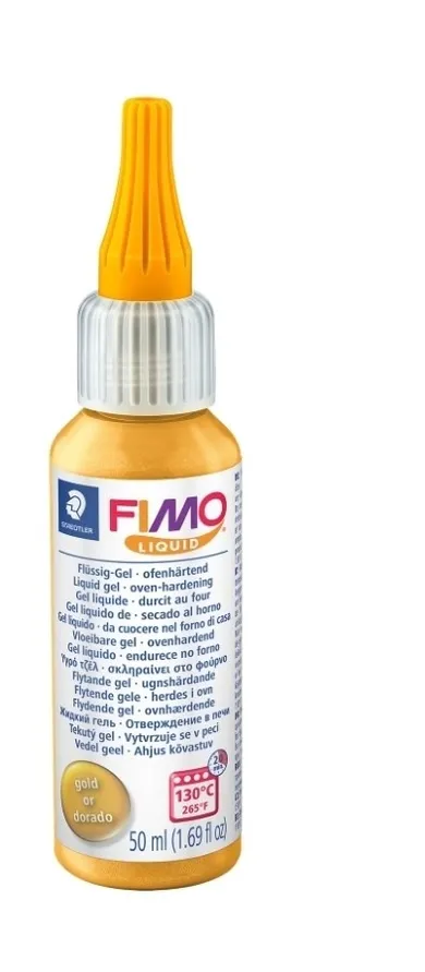 Fimo, płynna modelina termoutwardzalna, Fimo Liquid, złota, 50 ml