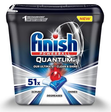 Finish, Quantum Ultimate, kapsułki do zmywarki 51 szt.