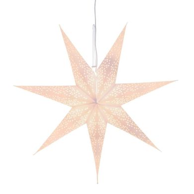 Finnlumor, gwiazda papierowa z ażurowym wzorem, 7-ramienna, 75 cm
