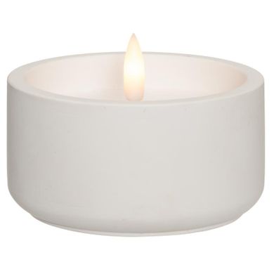 Finnlumor, świeca woskowa LED z płomieniem 3D, 10 cm