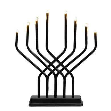 Finnlumor, świecznik adwentowy LED, 8 lampek, 32-27 cm