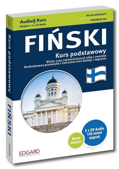 Fiński. Kurs do samodzielnej nauki. 1700 najważniejszych słów i zwrotów. Rozbudowana gramatyka i ćwiczenia oraz dialogi i nagrania