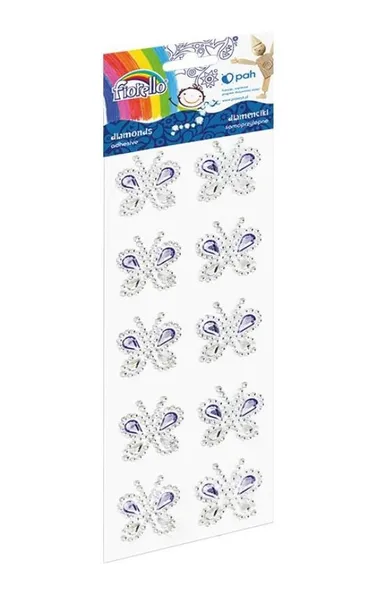 Fiorello, diamenciki samoprzylepne, motyl