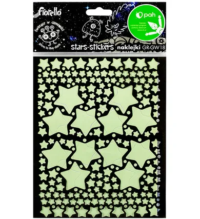 Fiorello, naklejki fluorescencyjne na ścianę, Gwiazdki