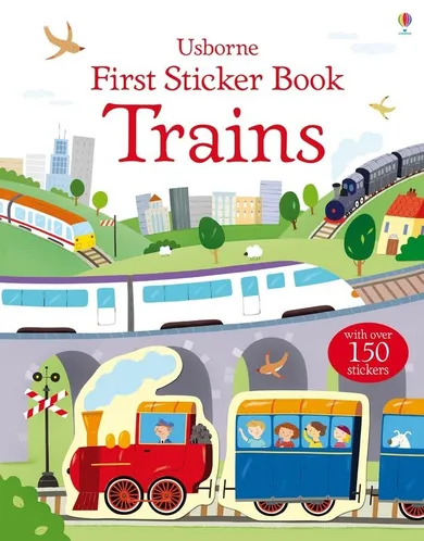 First Sticker Book Trains (wersja angielska)