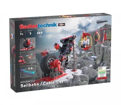 Fischertechnik, Kolejka linowa, klocki konstrukcyjne, 269 elementów