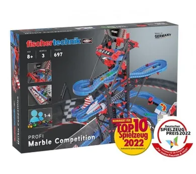 Fischertechnik, tor kulkowy do rozgrywania zawodów, klocki konstrukcyjne, 697 elementów