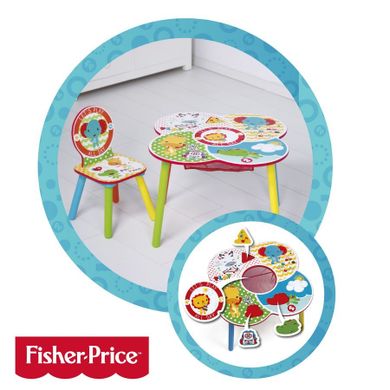 Fisher-Price, krzesełko i stolik, zestaw dziecięcy