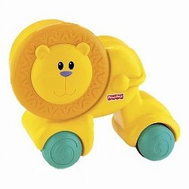 Fisher-Price, Lew, naciśnij i jedź, zabawka niemowlęca