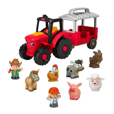 Fisher-Price, Little People, Traktor Opieka nad zwierzątkami, zestaw do zabawy