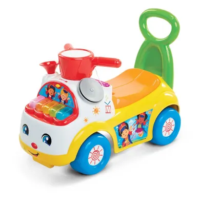 Fisher-Price, Muzyczna Parada, jeździk, żółty