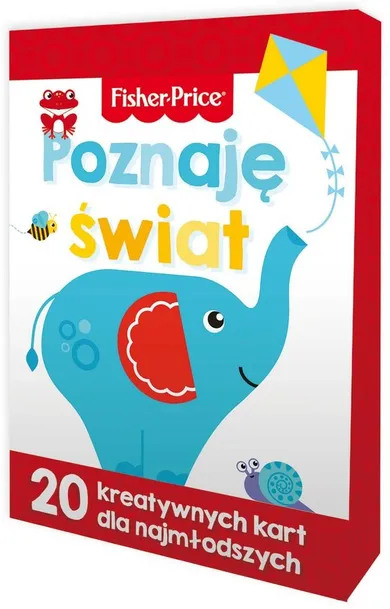 Fisher-Price. Poznaję świat. 20 kreatywnych kart dla najmłodszych