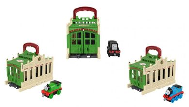 Fisher-Price, Tomek i Przyjaciele, Domkowo, zestaw z lokomotywką, 1 szt.