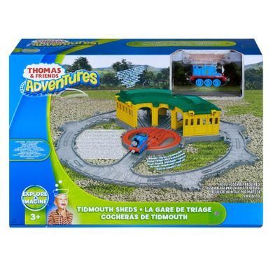 Fisher-Price, Tomek i Przyjaciele, Zajezdnia Domkowo, zestaw z lokomotywką