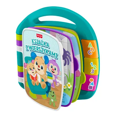 Fisher-Price, Ucz się i śmiej!, Książka z wierszykami, zabawka edukacyjna