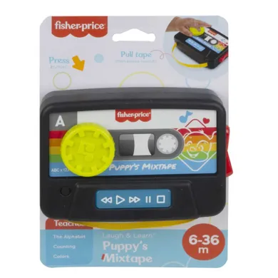 Fisher-Price, Ucz się i śmiej!, Retro Kaseta Szczeniaczka, zabawka niemowlęca
