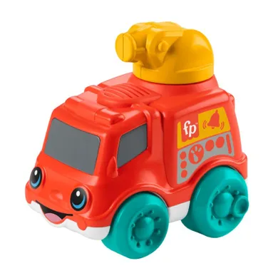 Fisher-Price, Wóz strażacki klikający, pojazd, zabawka niemowlęca